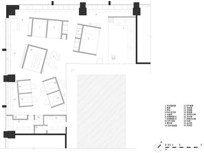 280㎡北京精英英語培訓(xùn)中心 B.L.U.E.事務(wù)所打造的語言學(xué)習(xí)新地標(biāo)